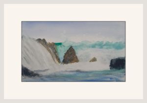 marian pounding shore