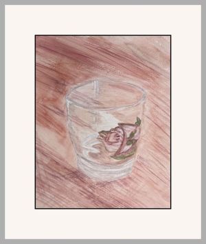 pam  rose in a glass web