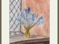 pam aliband vase of hyacinths